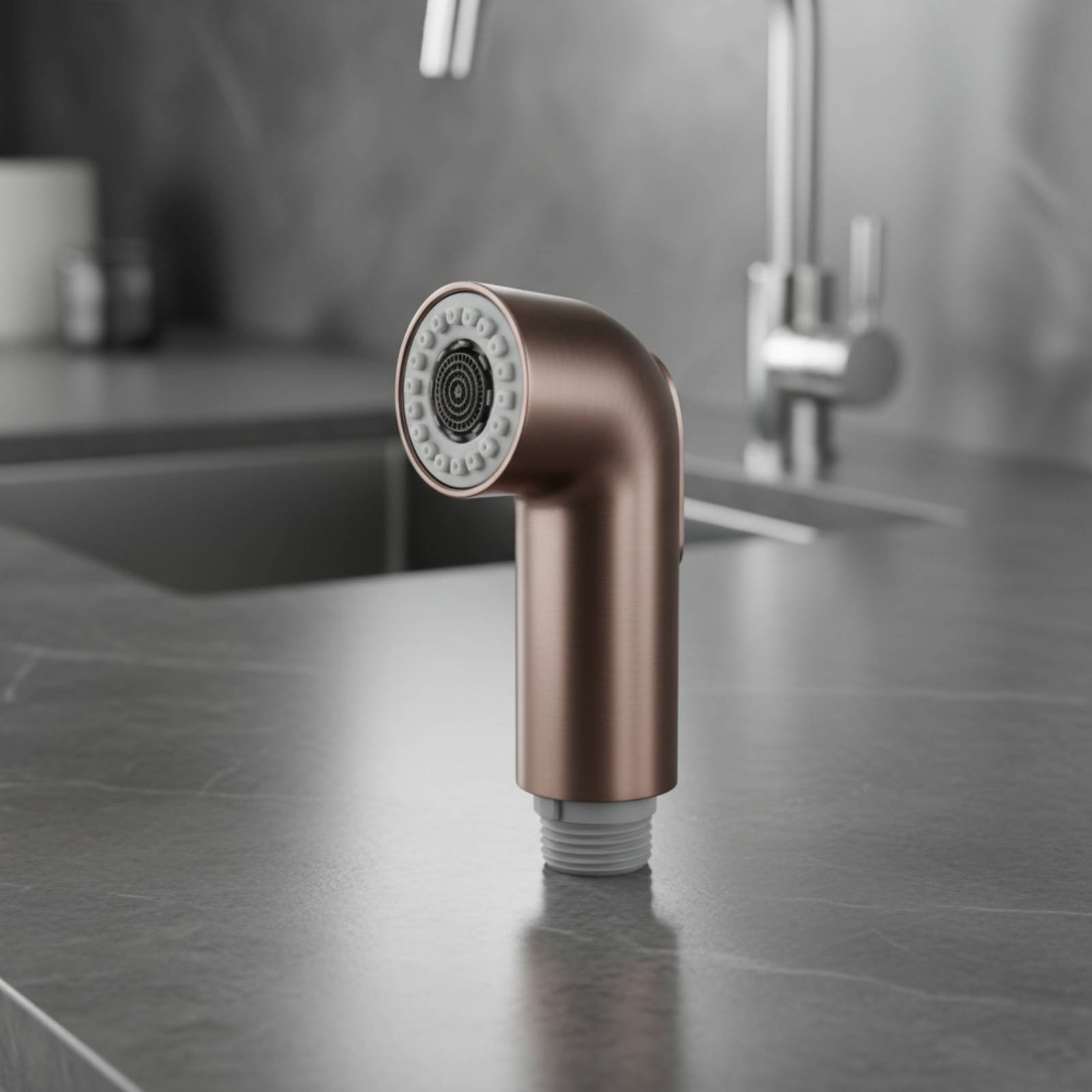 Plumbing - رأس صنبور بوظيفتين، رأس رشاش للمغسلة
