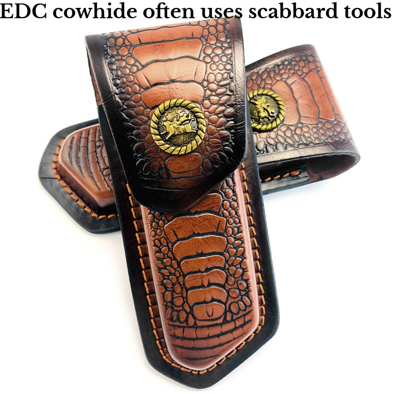 Hand Tools - غطاء سكين قابل للطي من جلد