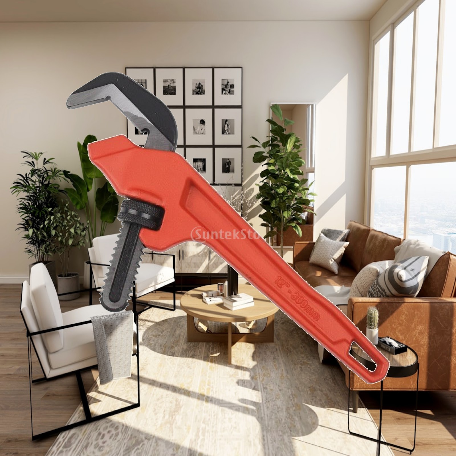 Plumbing - مفتاح أنابيب سداسي قابل للتعديل مع