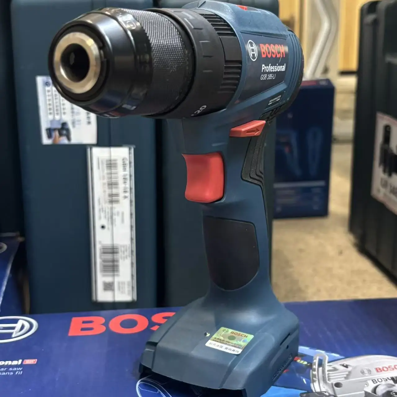 Brushless Cordless Electric Drill 18V - بوش GSB 185-LI مثقاب تأثيري لاسلكي