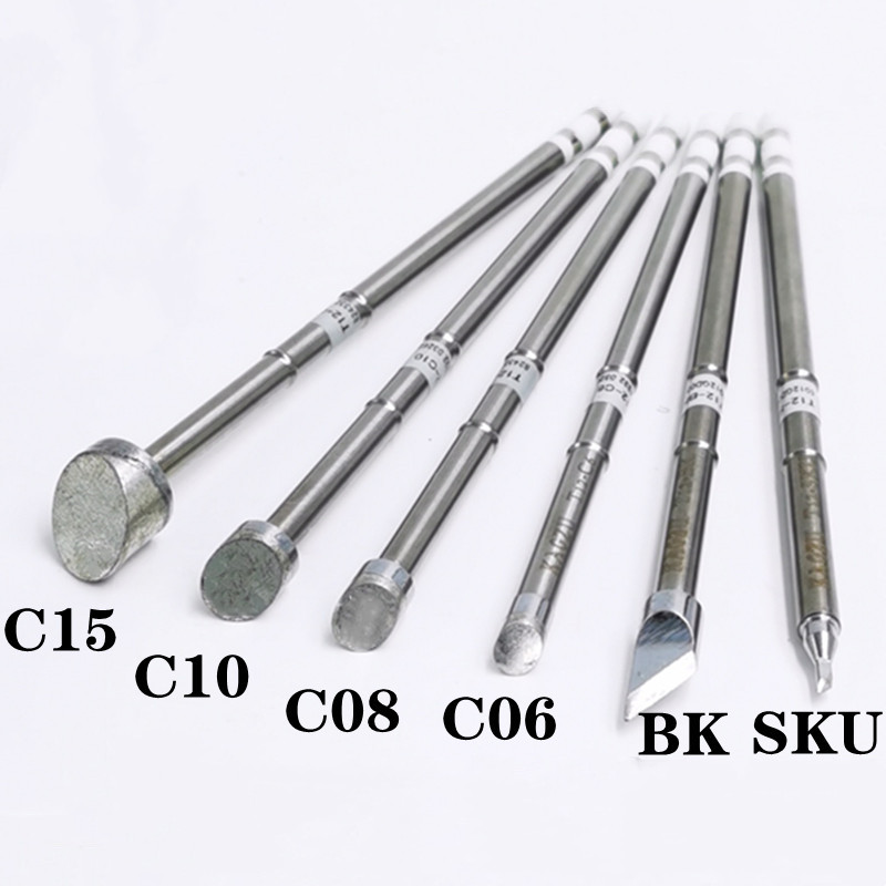 Digital Soldering Station T12 - KAGZU T12-BK/SKU/C6/C8/C10/C15 سلسلة لحام الحديد نصائح