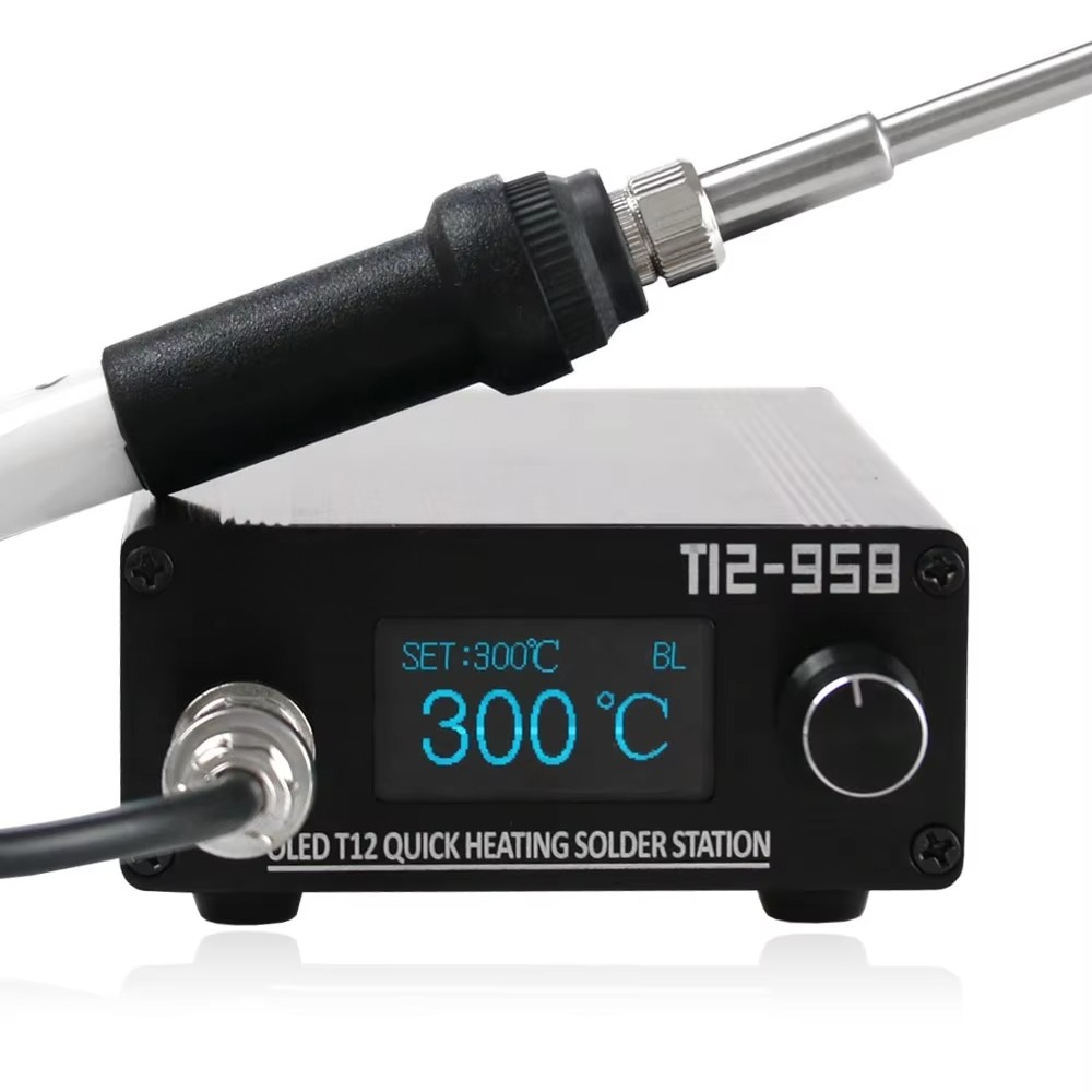 Digital Soldering Station T12 - محطة لحام STM32 V3.1s T12-958، مكواة