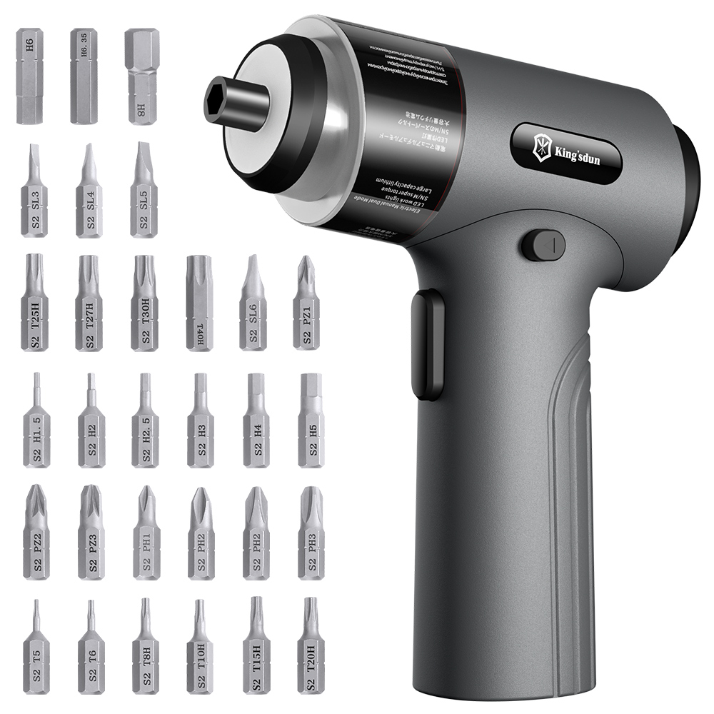 Electric Screwdriver Rechargeable Usb - مفك كهربائي مجموعة الدقة ، مجموعة