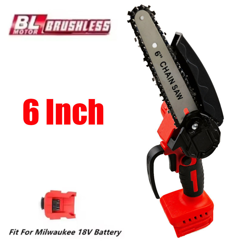 Mini Electric Chainsaw 6 Inch - يصلح لميلووكي 18 فولت بطارية منشار