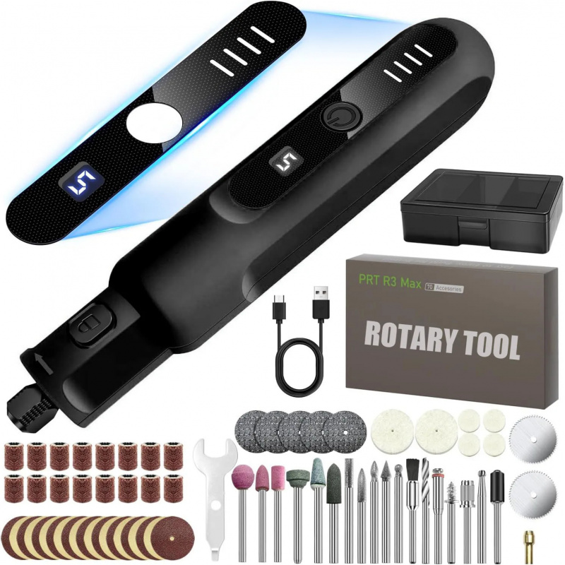 Cordless Rotary Tool Kit Accessories - مجموعة أدوات دوارة لاسلكية صغيرة 3.7