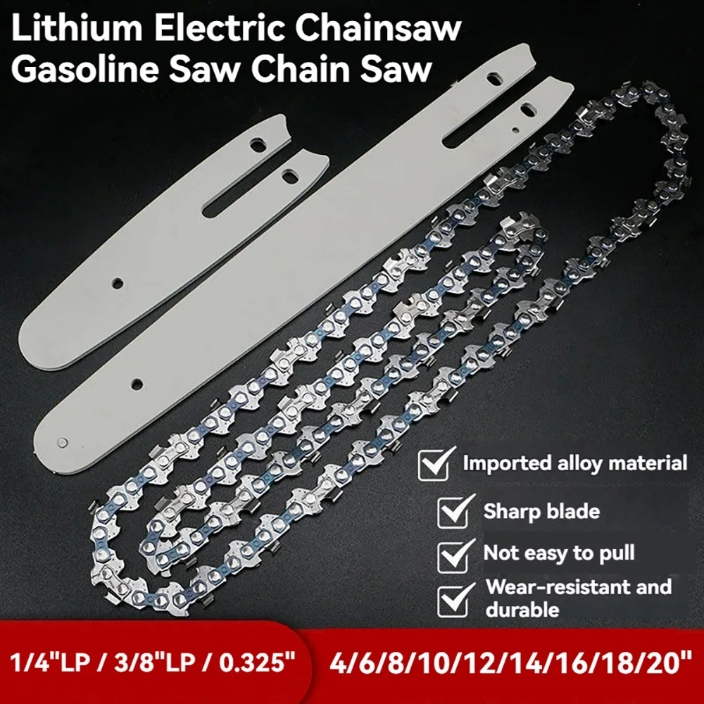 Mini Electric Chainsaw 6 Inch - 4/6/8/10/12/14/16/18/20 بوصة الكهربائية البنزين بالمنشار 28/33/37/40/45/50/52/55/56/59/62/64/72/76