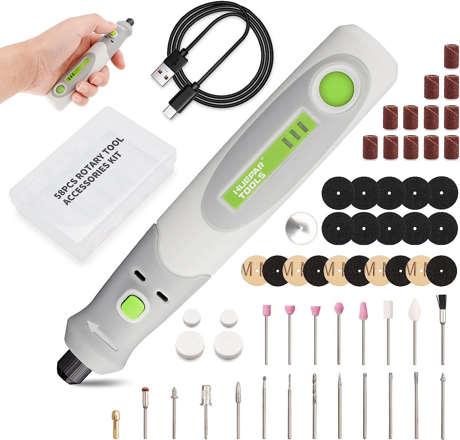 Cordless Rotary Tool Kit Accessories - مثقاب كهربائي مطحنة القالب حفارة الملمع