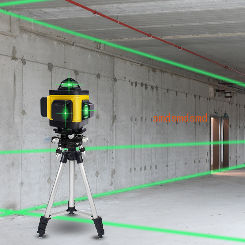 16 خطًا 4D مستوى الليزر الأفقي - مراجعة Laser Level 16 Lines 4D Green وسعره