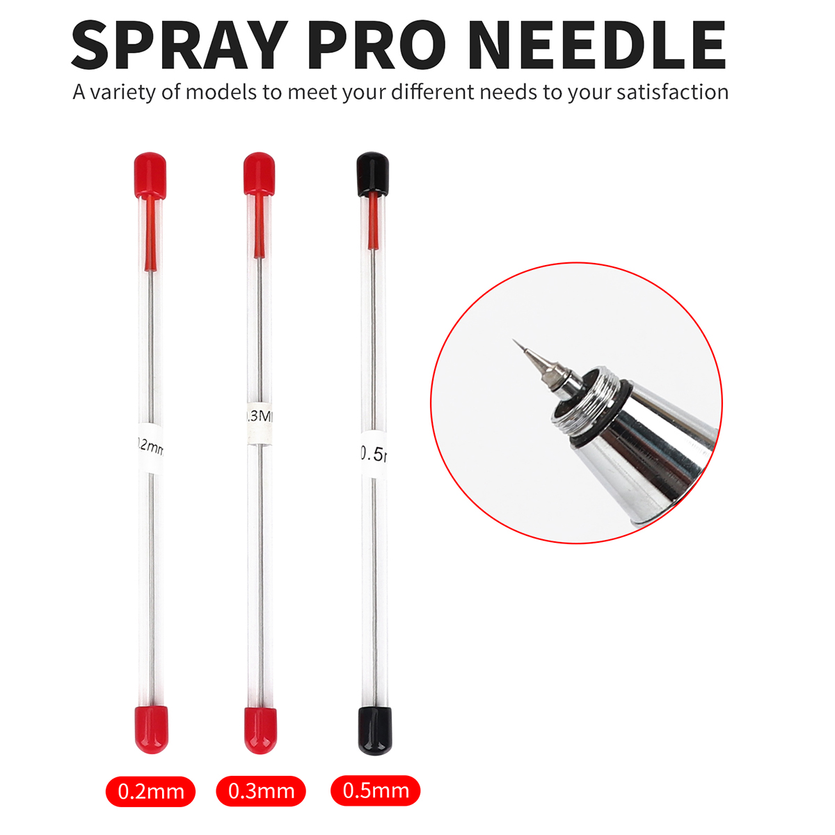 3 قطعة مجموعة 0.2/0.3/0.5 مللي - مراجعة Airbrush Kit With Mini Compressor وسعره