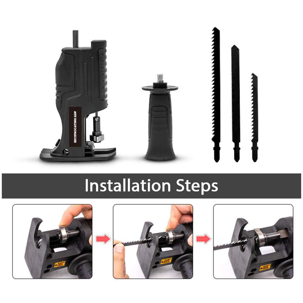 محول منشار ترددي محمول متعدد ا - مراجعة Reciprocating Saw Attachment Drill وسعره