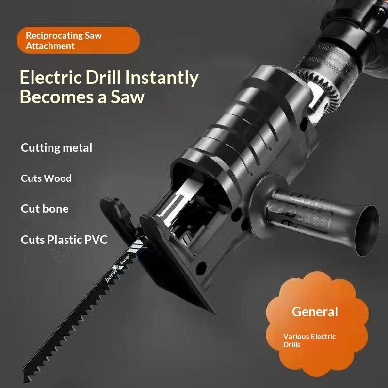 ♥ محول من المثقاب الكهربائي إل - مراجعة Reciprocating Saw Attachment Drill وسعره