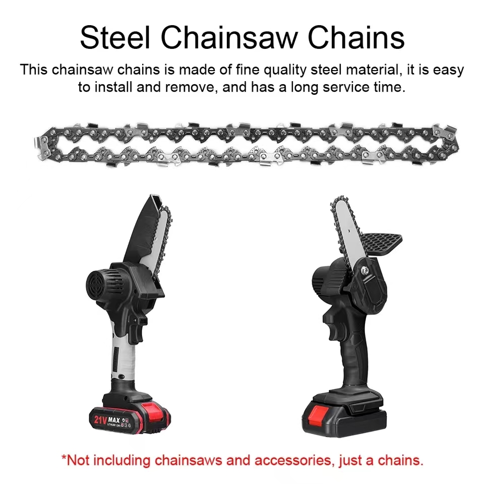 مناشير كهربائية سلاسل دليل لوح - مراجعة Mini Electric Chainsaw 6 Inch وسعره