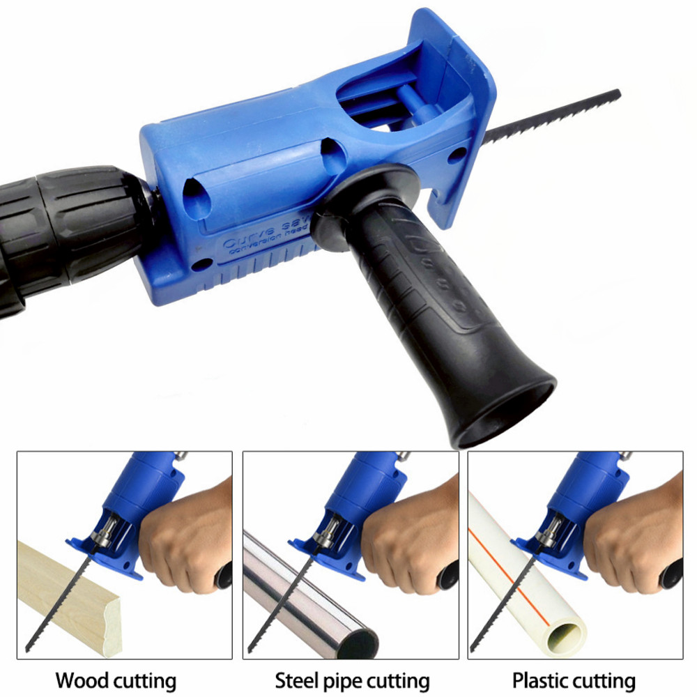 محول منشار ترددي محمول ، مثقاب - مراجعة Reciprocating Saw Attachment Drill وسعره