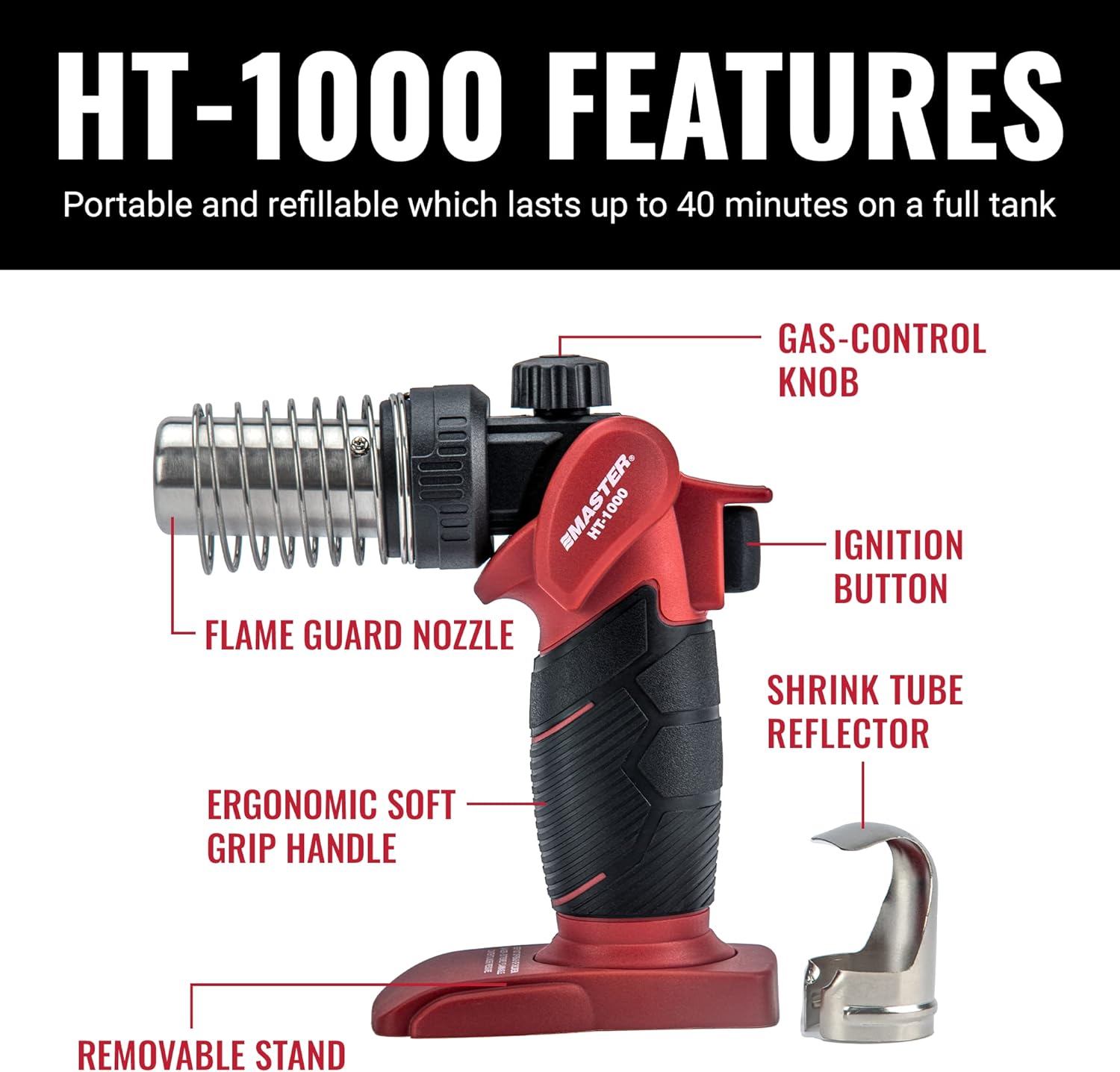مسدس حراري محمول يعمل بالبوتان - مراجعة Cordless Heat Gun For Shrink Tubing وسعره