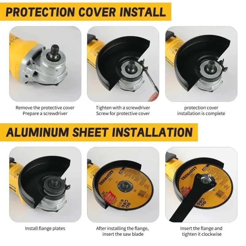 جهاز تجليخ زاوي لاسلكي بدون فر - مراجعة Brushless Angle Grinder Battery Powered وسعره