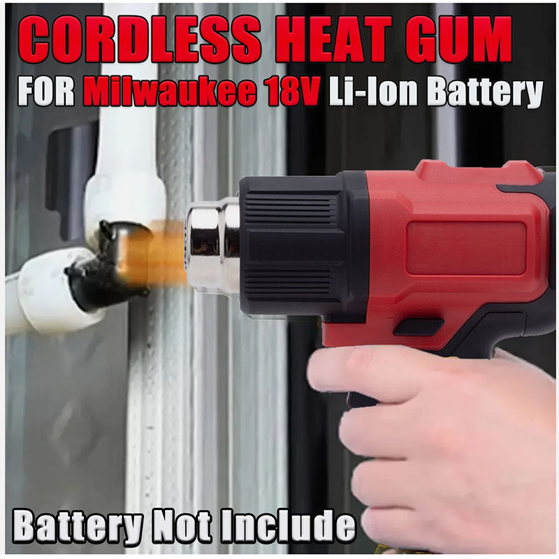 مسدس حراري لاسلكي متوافق مع بط - مراجعة Cordless Heat Gun For Shrink Tubing وسعره