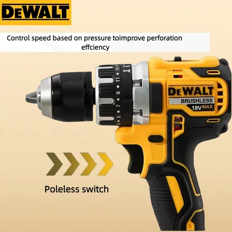 مثقاب كهربائي لاسلكي ديوالت DC - مراجعة Brushless Cordless Electric Drill 18V وسعره