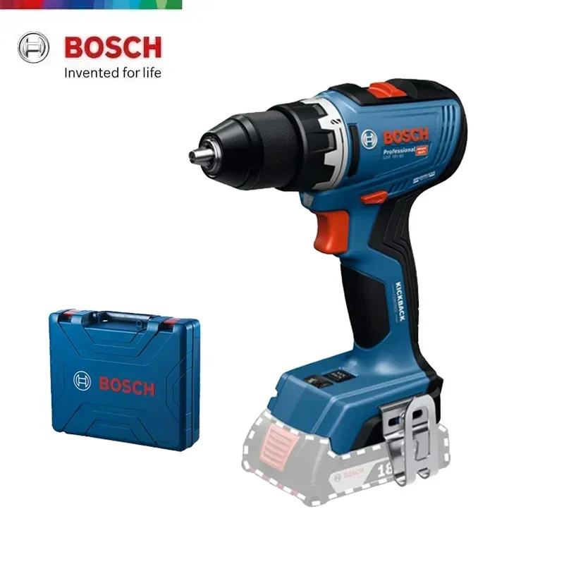 مثقاب بوش GSR 18V-65 لاسلكي بد - مراجعة Brushless Cordless Electric Drill 18V وسعره