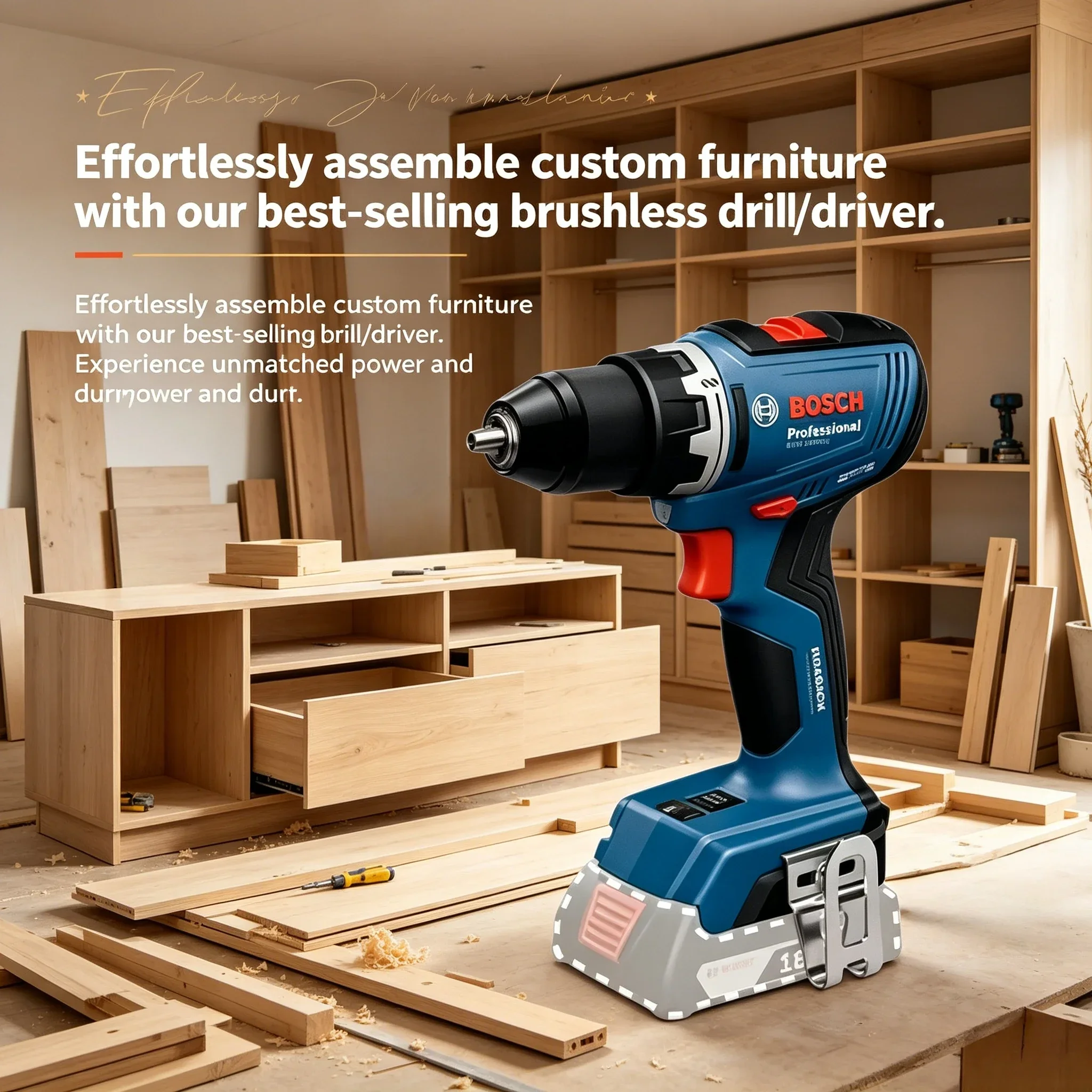 مثقاب بوش GSR 18V-65 لاسلكي بد - مراجعة Brushless Cordless Electric Drill 18V وسعره