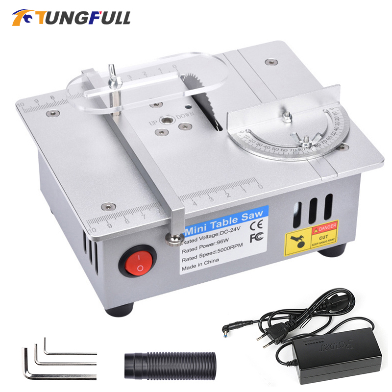 منشار طاولة صغير 96 واط 5000 د - مراجعة Mini Table Saw For Woodworking وسعره