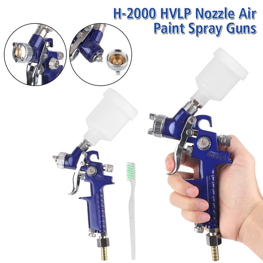 بنادق رش الطلاء الهوائية الصغي - مراجعة Airbrush Kit With Mini Compressor وسعره