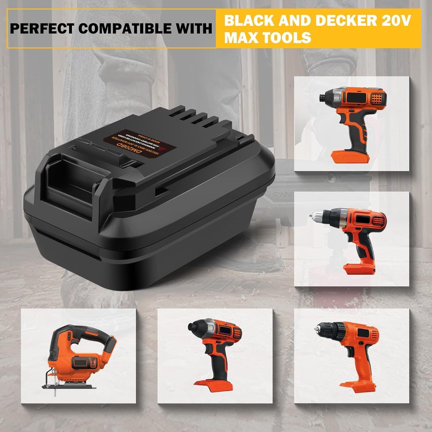 محول بطارية DM20BD لـ DeWalt 2 - مراجعة Brushless Cordless Electric Drill 18V وسعره