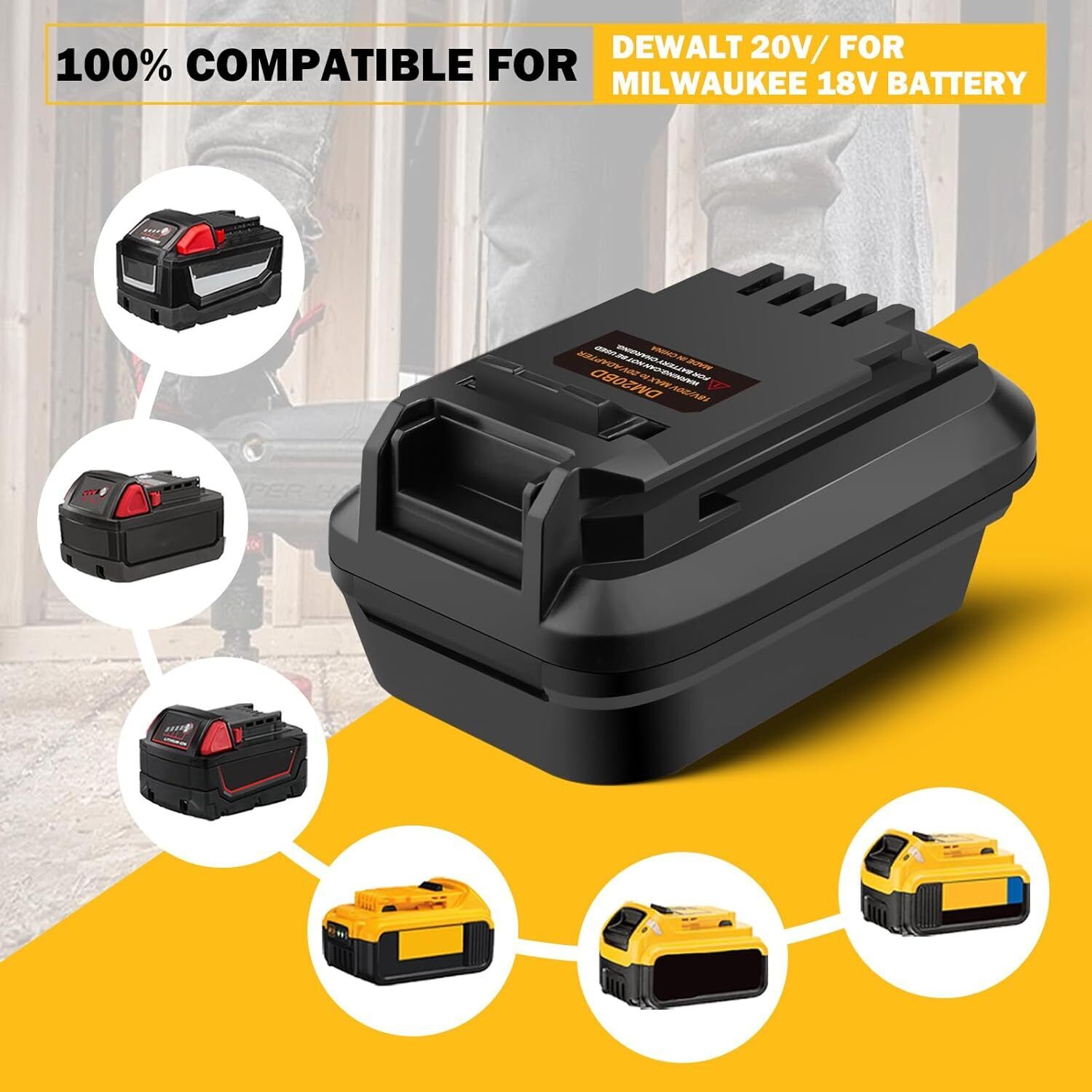 محول بطارية DM20BD لـ DeWalt 2 - مراجعة Brushless Cordless Electric Drill 18V وسعره