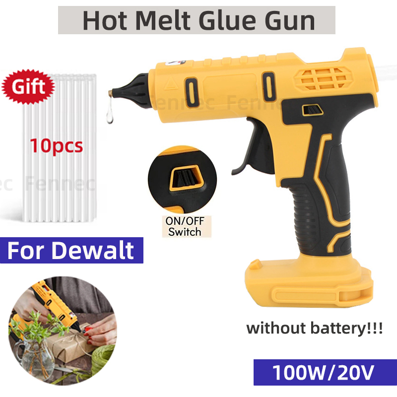 مسدس غراء ساخن كهربائي لاسلكي  - مراجعة Hot Melt Glue Gun Cordless وسعره