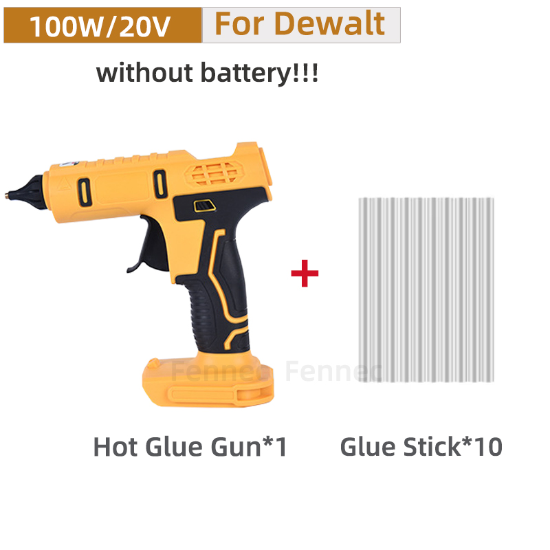 مسدس غراء ساخن كهربائي لاسلكي  - مراجعة Hot Melt Glue Gun Cordless وسعره