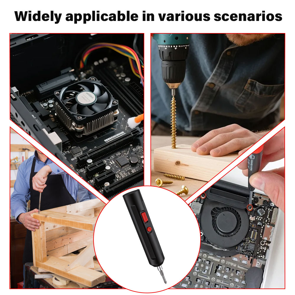 طقم مفك كهربائي 1/15 قطعة، أدا - مراجعة Electric Screwdriver Rechargeable Usb وسعره
