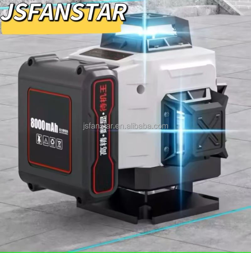 جهاز تسوية ليزر أخضر رقمي جديد - مراجعة Laser Level 16 Lines 4D Green وسعره