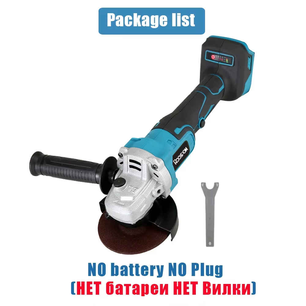 125/100 مللي متر زاوية طاحونة  - مراجعة Brushless Angle Grinder Battery Powered وسعره