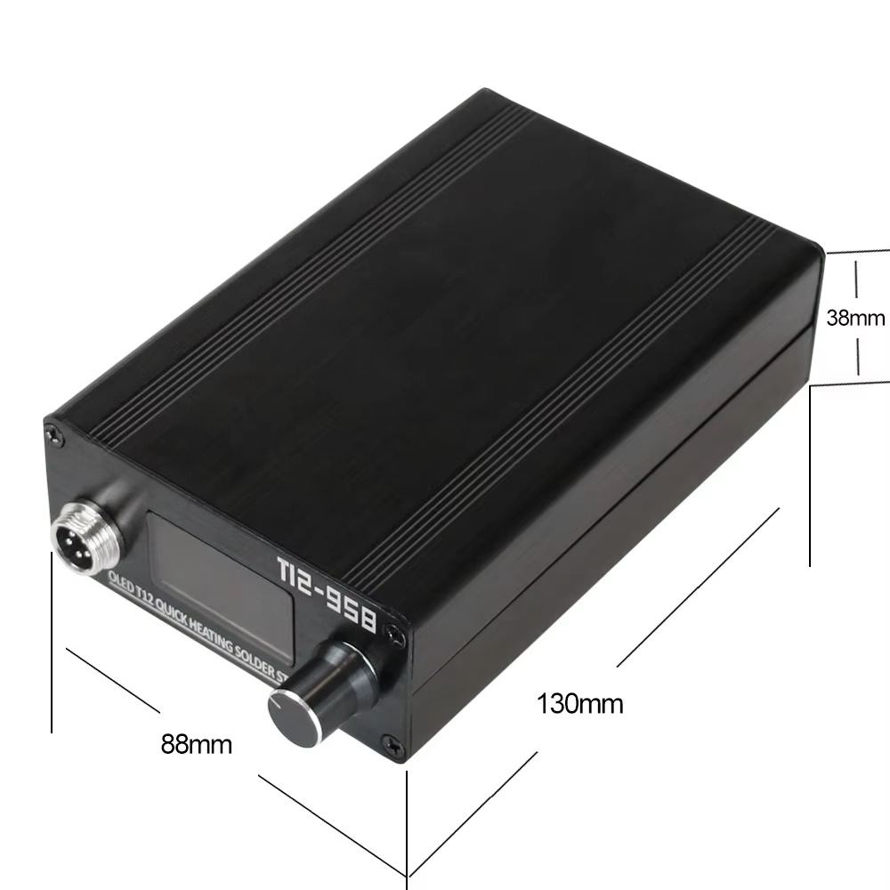 محطة لحام STM32 V3.1s T12-958، - مراجعة Digital Soldering Station T12 وسعره