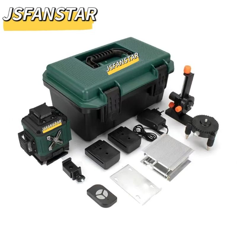 أداة مستوى ليزر أخضر 4D بـ16 خ - مراجعة Laser Level 16 Lines 4D Green وسعره