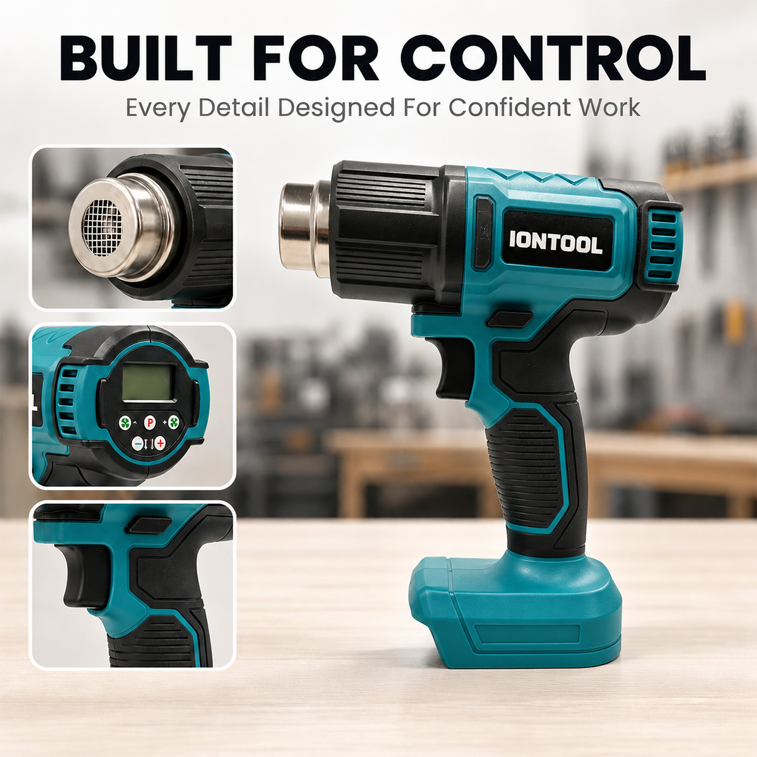آيونتول 250/500 لتر في الدقيقة - مراجعة Cordless Heat Gun For Shrink Tubing وسعره