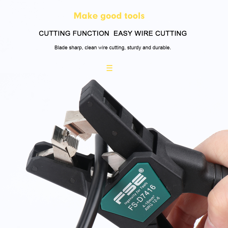 أداة تعرية الكابلات FSE-D7026  - مراجعة Automatic Wire Stripper Cutter وسعره