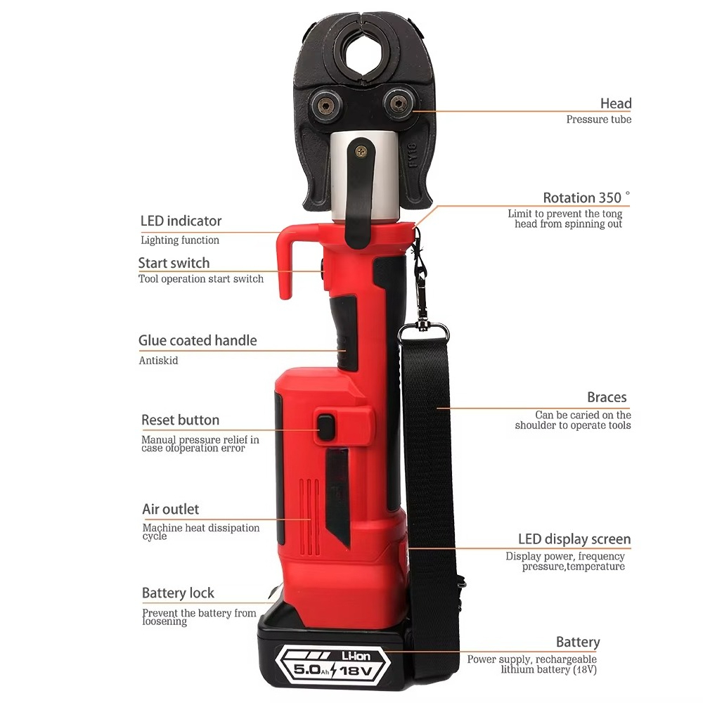 أداة ضغط الأنابيب الهيدروليكية - مراجعة Plumbing وسعره