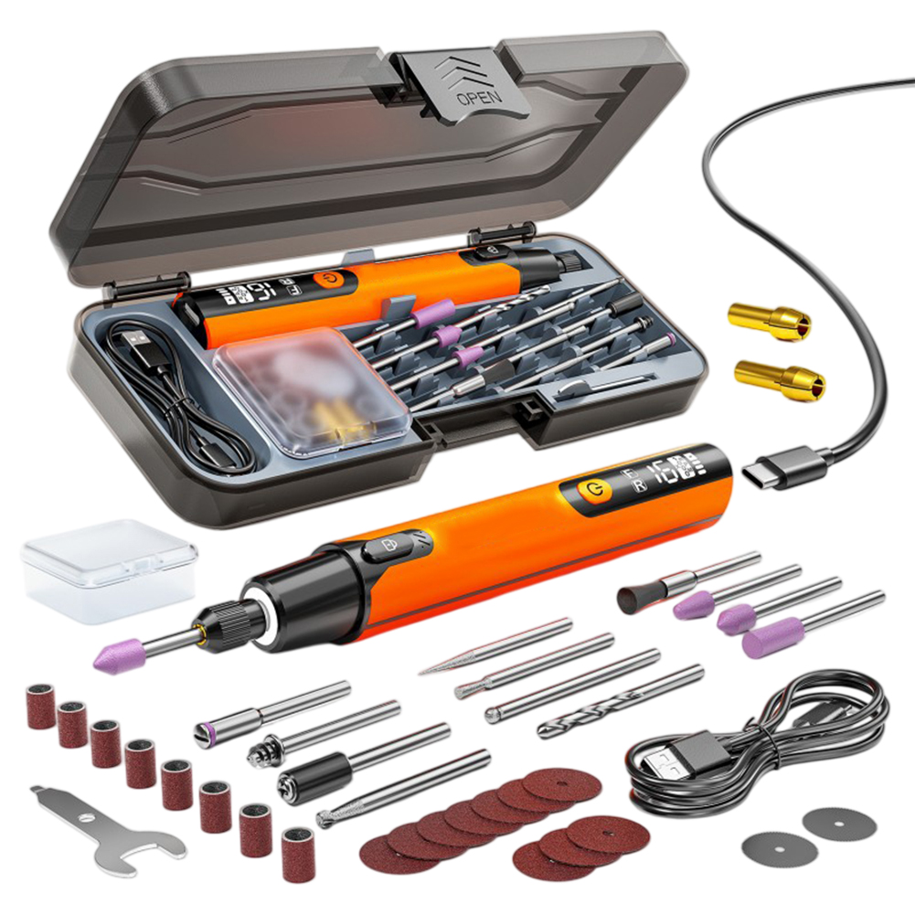 مجموعة أدوات دوارة لاسلكية مع  - مراجعة Cordless Rotary Tool Kit Accessories وسعره