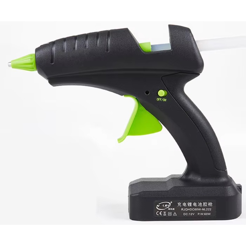 مسدس غراء حراري لاسلكي 60 واط  - مراجعة Hot Melt Glue Gun Cordless وسعره