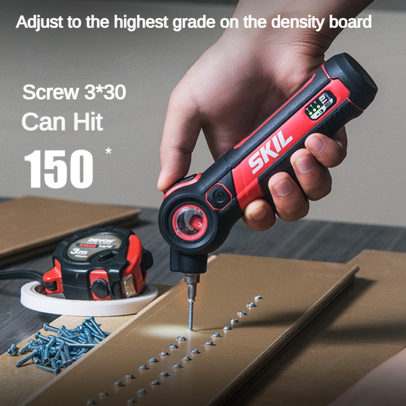 SKIL 5619 4 فولت مفك كهربائي ص - مراجعة Electric Screwdriver Rechargeable Usb وسعره