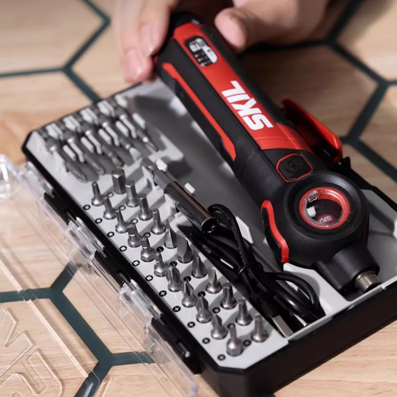 SKIL 5619 4 فولت مفك كهربائي ص - مراجعة Electric Screwdriver Rechargeable Usb وسعره