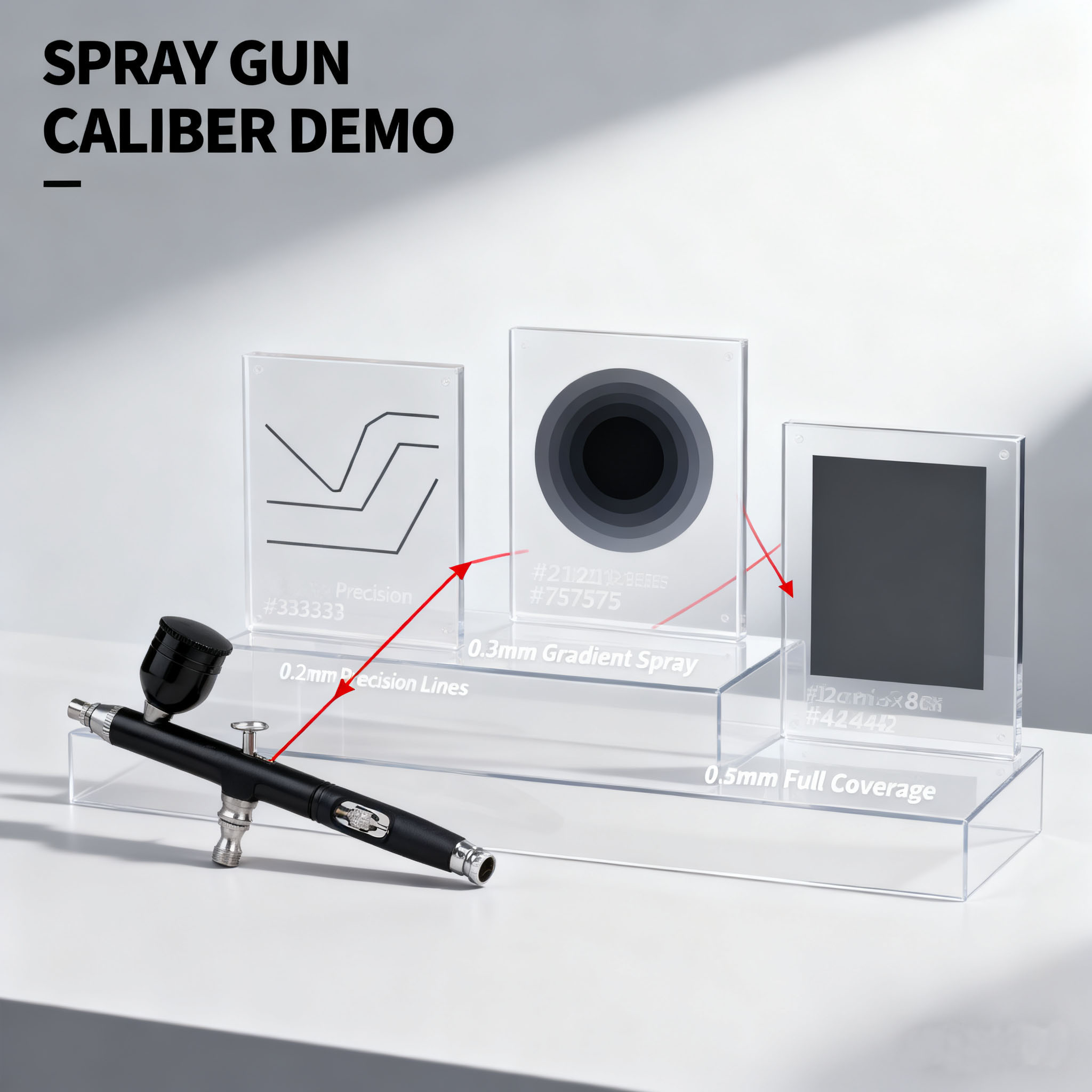 فرشاة هوائية مزدوجة الحركة بسم - مراجعة Airbrush Kit With Mini Compressor وسعره