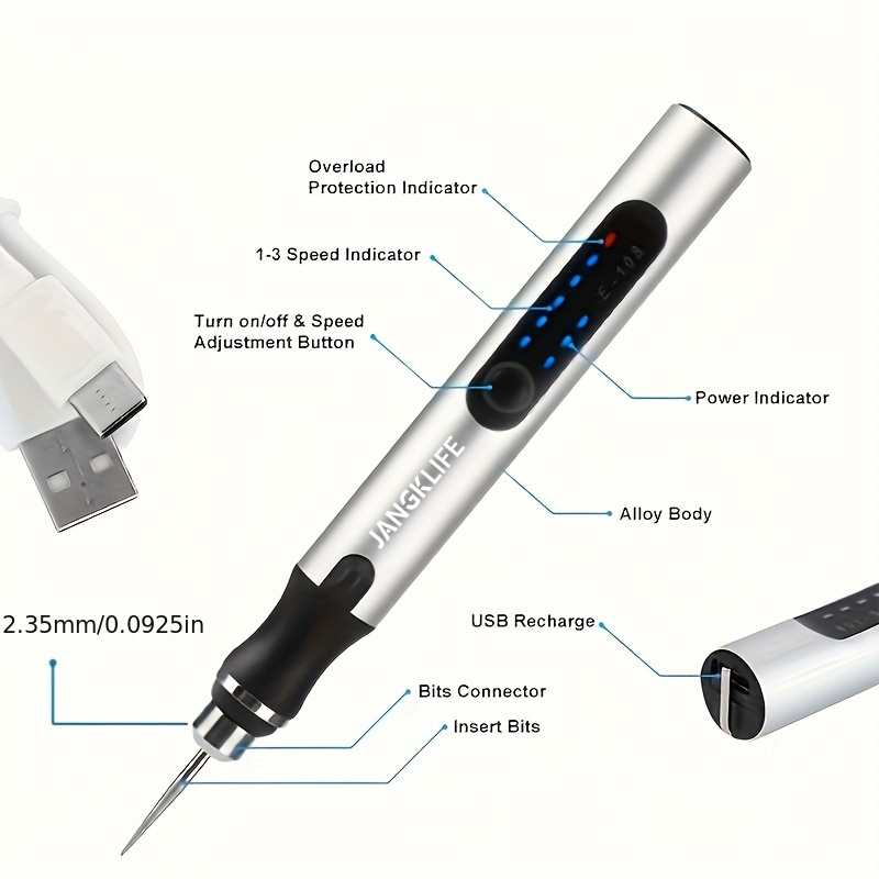 مجموعة أدوات دوارة لاسلكية USB - مراجعة Cordless Rotary Tool Kit Accessories وسعره