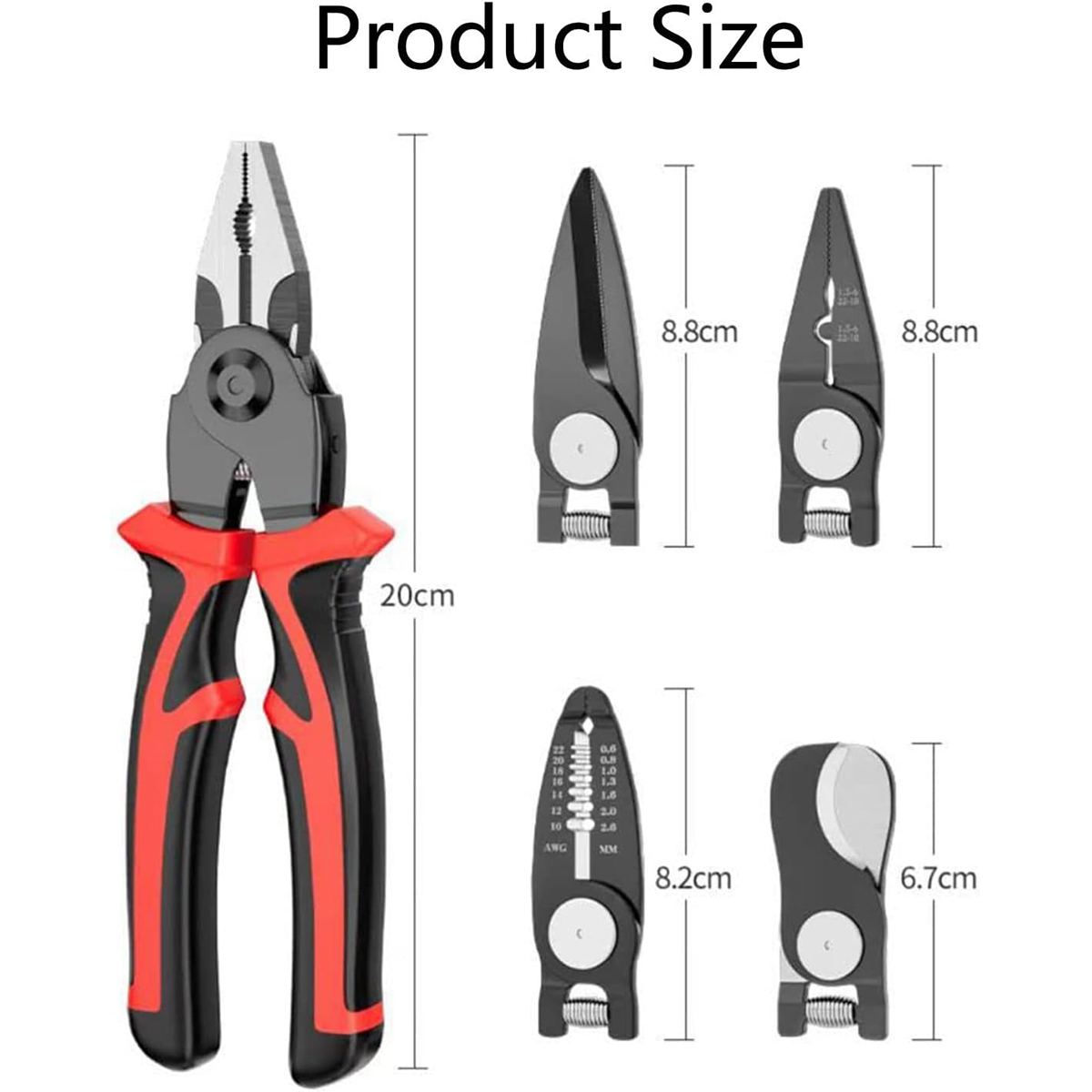 5 in1 العقص ذو طيات قواطع الأس - مراجعة Automatic Wire Stripper Cutter وسعره