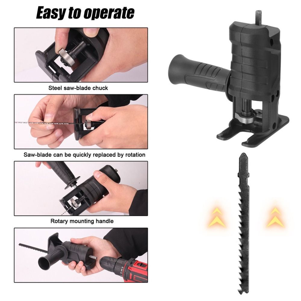 محول منشار سريع التركيب للدريل - مراجعة Reciprocating Saw Attachment Drill وسعره