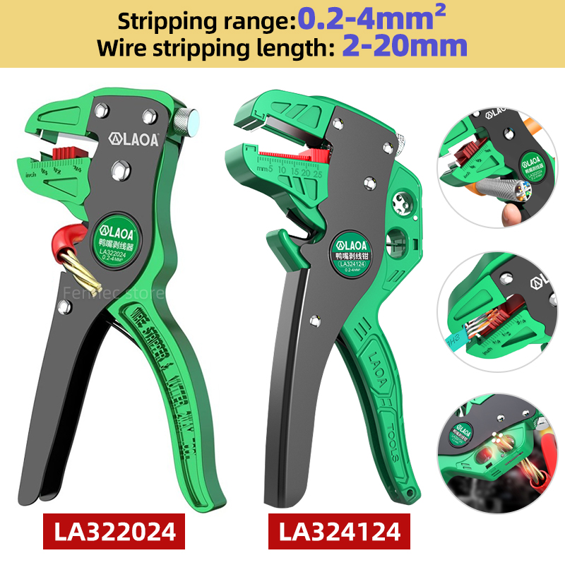 أدوات تعرية الأسلاك من LAOA كم - مراجعة Automatic Wire Stripper Cutter وسعره