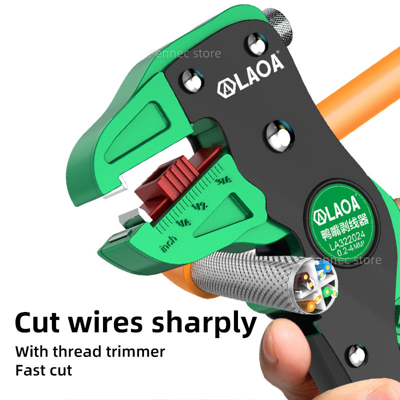 أدوات تعرية الأسلاك من LAOA كم - مراجعة Automatic Wire Stripper Cutter وسعره