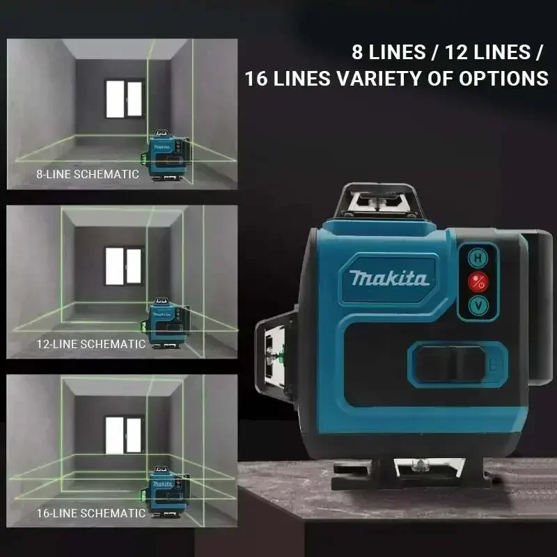 بطارية ماكيتا 40 فولت بسعة 4.0 - مراجعة Laser Level 16 Lines 4D Green وسعره
