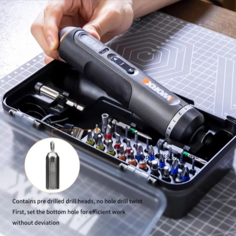 مجموعة أدوات كهربائية 30 قطعة  - مراجعة Electric Screwdriver Rechargeable Usb وسعره
