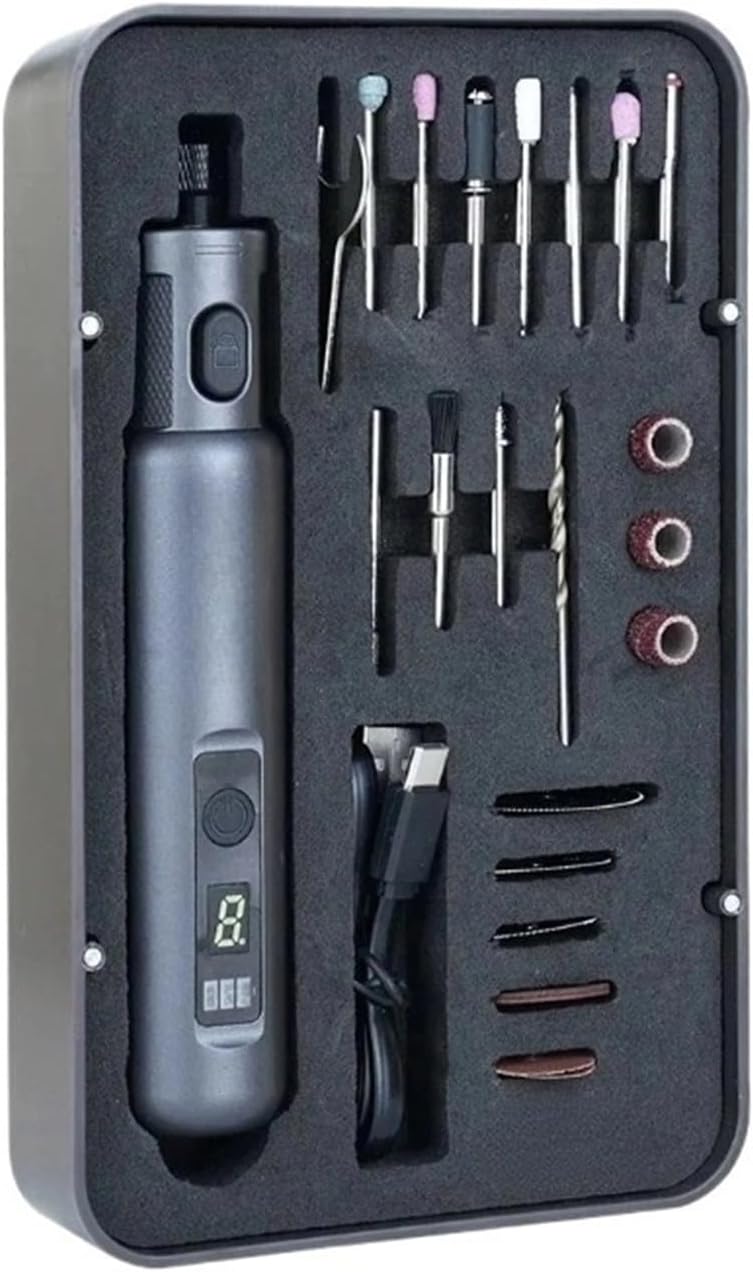 مجموعة أدوات دوارة لاسلكية متع - مراجعة Cordless Rotary Tool Kit Accessories وسعره